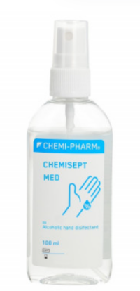 Käteantiseptikum, pihustatav, 100ml Chemisept MED