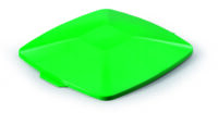 Kaas prügikastile DURABIN® 40L, roheline , ristkülikukujuline