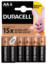 Patareid DURACELL AA, LR6, 6tk