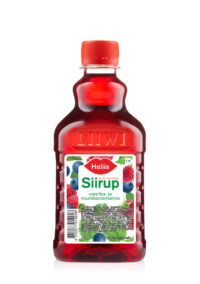Vaarika- ja mustikamaitseline siirup HELIIS 0,5L