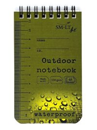Märkmik SMTL, 125×75 mm, 120 g/m², 48 lehte, ruuduline, veekindel paber