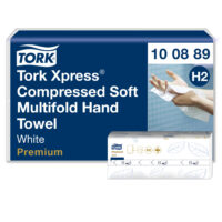 Lehtpaberrätikud Tork Xpress Soft , H2 100889, 2 kihti, 225 salvrätikut, 22,2x24 cm, valge