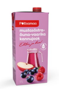 Kannujook PÕLTSAMAA  mustasõstra-õuna-vaarika 1L
