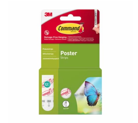 3M Command plakatiribad, 12 riba