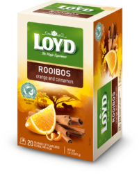 Tee LOYD apelsini- ja kaneelimaitseline 20 x 2g