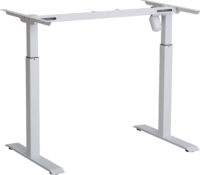 Büroolaua raam SUN-FLEX®DESKFRAME II, reguleeritava kõrgusega 70-117cm, valge