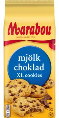 Küpsised MARABOU piimašokolaadiga, 184 g