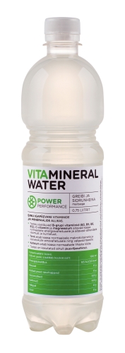 Greibi ja sidrunheina maitseline Power vesi VITAMINERAL 0,75 l