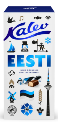 EESTI pralineekommid KALEV india pähkliga 500g