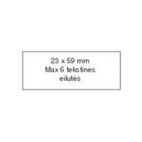 Tempel Colop 40, 23x59 tekstiplaadiga