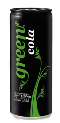 Karastusjook GREEN COLA, 0.33l, purk