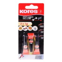 Liim Kores Power glue - gel, 3 tk, 1g