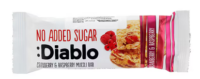Müslibatoon DIABLO, jõhvika- ja vaarikamaitseline, ilma suhkruta, 30g