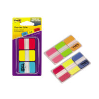 Indeksid Post-it Strong 686 25x38mm 3x22tk, roosa/roheline/oranž