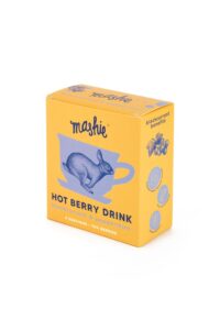 Marjapüree MASHIE Original, mustsõstar ja piparmünt, 4x40ml