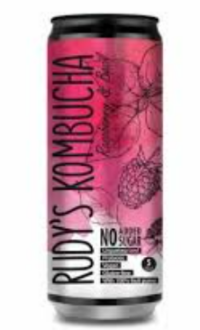 Karastusjook RUDY'S, Kombucha, Raspberry & Basil, 330ml, purk