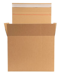 Pakkekast koos kleeplindiga, 250mm x 160mm x 65mm