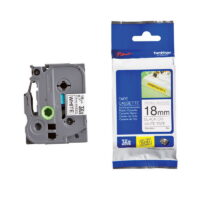 Markeerimislint Brother TZE-241, 18mm must/valgel