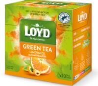 Roheline tee LOYD Apelsini- ja mandarinimaitseline 20 x 1.5g, Püramiid