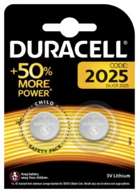 Duracell patarei DL/CR 2025 3V liitium 2tk