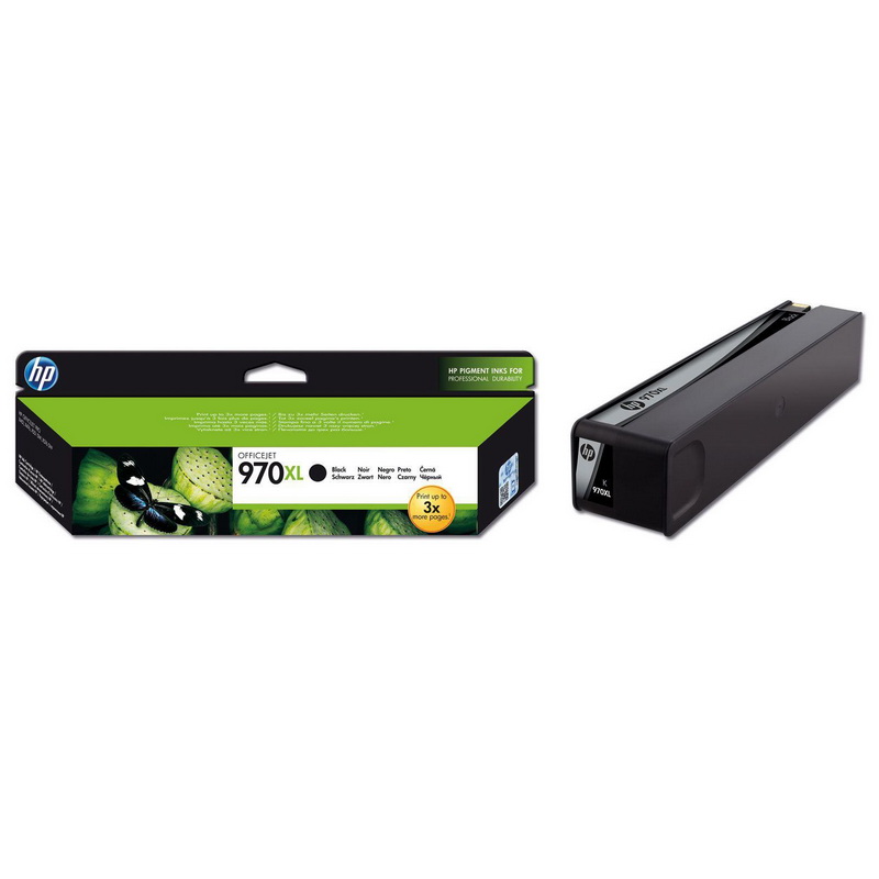 Tint HP CN625A Nr.970XL, 9200 lehte, must