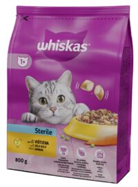 Whiskas täisk. Ster. 800g kuivtoit