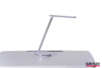 Laualamp SUN-FLEX®QLITE ™ integreeritud juhtmevaba telefonilaadijaga, valge