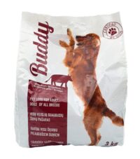 Kuivtoit täiskasvanud koertele BUDDY, veiselihaga, 3 kg
