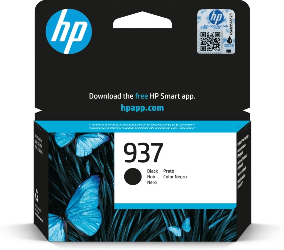 Tint HP Ink No.937 (4S6W5NE) BK must 1250lk OEM (originaal)