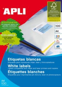 Etiketid APLI ILC 70×67,7mm, 12tk/A4 lehel, 100 lehte/pk,